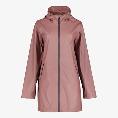 Mountain Peak lange dames regenjas roze - Maat L