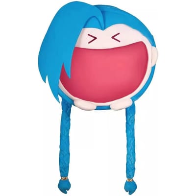Lol League Of Legends Original Bilibiligoods Arcane Saison 2 Jinx Peluche Courte Remplie Sac à Dos Figurine d'Action Modèle Jouets pour Enfants Cadeau pink