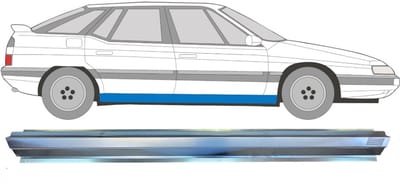 Reparatie dorpel voor Citroen XM 1989-2000 / Links = Rechts (symmetrisch)