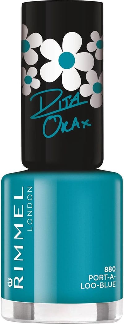 Rimmel London 60 seconds supershine Rita Ora Collection Nagellak - 880 Port-A-Loo Blue