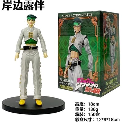 18CM Anime JoJo's Bizarre Adventure Figuur Jonathan Joestar Statue Legend Staand Model Speelgoed Cadeau Actiefiguur No box