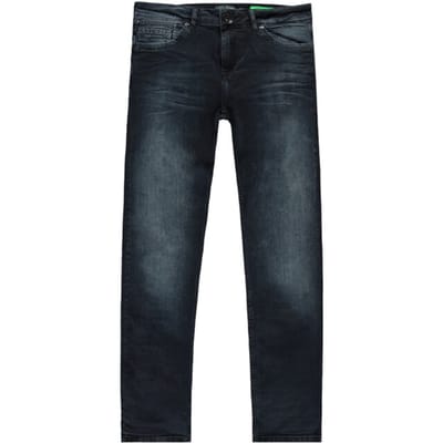 Cars blauwe heren jeans   Stonewash wassing   Slim Fit   5-Pocket zakken   Knoop- en ritssluiting   Regular waist Blauw 34/36