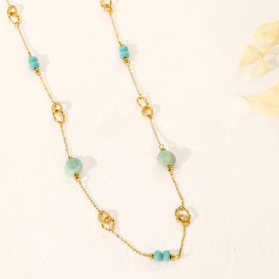 Lange Ketting met Stenen – Elegant & Veelzijdig | Twinolo