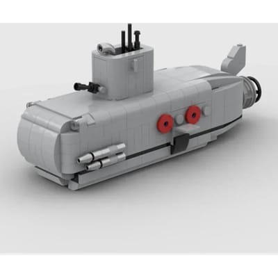 Technische Moc Stenen Militaire Zee Onderzeeër Modulaire Bouwstenen Cadeaus Speelgoed Ideaal Voor Kinderen DOE-HET-ZELF Sets Assembleren
