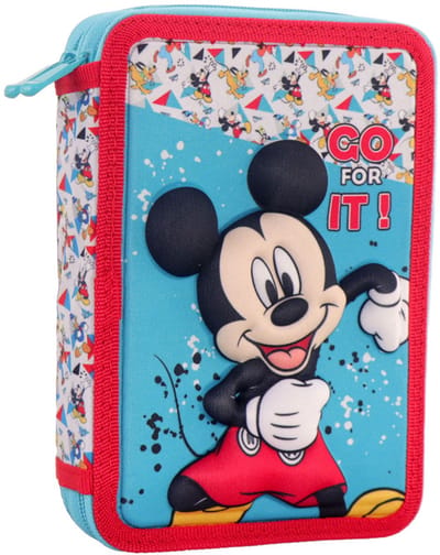 Disney Mickey Mouse Go for it! gevuld etui - 3D - 21 x 15 x 5 cm - Multi