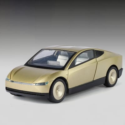 1:24 Cybercab Robotaxi Legering Metaal Diecast Model Auto Geluid & Licht Pull Back Collectie Hobby Verjaardagscadeau Met Vriend Jongens gray