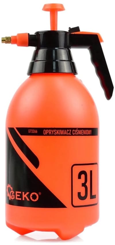 GEKO Handmatige drukspuit - 3 liter - Lichtgewicht en duurzaam
