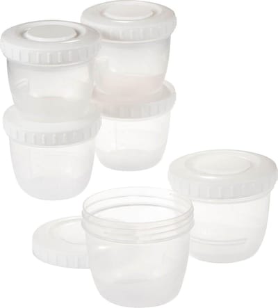 Difrax Moedermelk en babyvoeding bewaarbakjes - 12 stuks