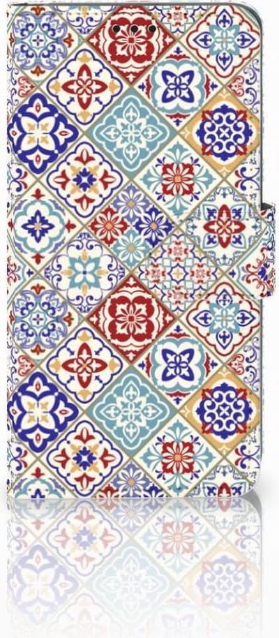 Samsung Galaxy S10 Bookcase Tiles Color