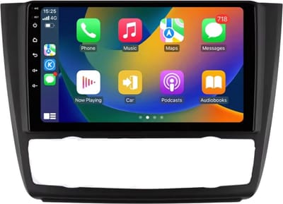 Autoradio met bluetooth - Carplay - Voor BMW 1-Serie (E87, E81, E82, E88) (2004-2011) - Geschikt voor Apple en Android - Stereo - Navigatie - Navigatiesysteem auto - 2GB 32GB