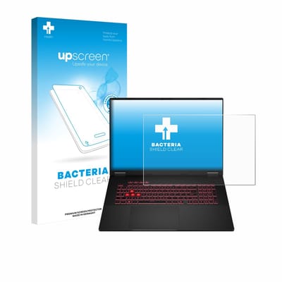 upscreen - Screenprotector voor ASUS TUF Gaming A18 2025 - Folie Beschermfolie transparant antibacterieel