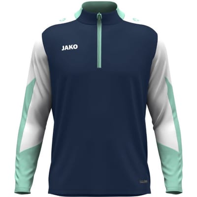 Jako Dynamic Ziptop Kinderen - Marine / Wit / Munt | Maat: 116