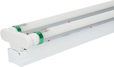 HOFTRONIC - LED TL armatuur 150cm Dubbel - T8 fitting - flikkervrij - 6000K Daglicht wit licht - 60W 9600lm (160lm/W) vervangt 138 Watt TL lamp - 5 jaar garantie