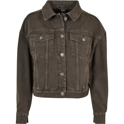 Urban Classics - Oversized Colored Denim Jacket - XXL - Bruin