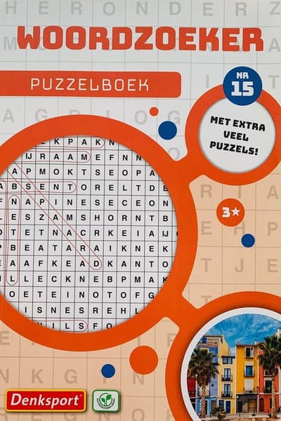 Denksport puzzelboek - 150 puzzels - nr. 15 - 3 sterren