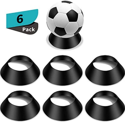 6 Stks Bal Display Stand Memorabilia Bal Voetstuk Bal Stand Houder Voetbal Stand voor Basketbal Voetbal Volleybal Softbal Bowling
