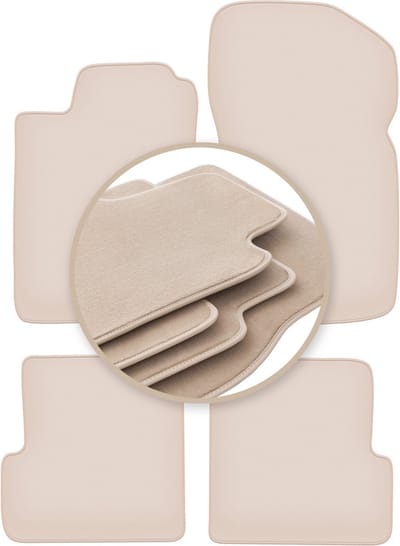 PREMIUM beige matten voor: Renault Megane I cabrio, coupé 1995-2002
