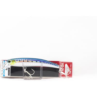 Yo Zuri Pin'S Minnow 90 mm drijvend kunstaas F1163-GHIW (3353) gray