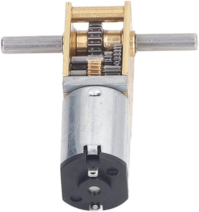 Allecto - Dc Motorreductor - Dubbele As Motor - Duurzaam en Betrouwbaar - Compact Formaat - Laag voor Snelheid - Geschikt voor Pneumatische Toepass...