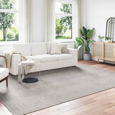 vidaXL - Binnen - kleed - LUGO - Crème - en - Grijs - 280 - x - 200 - cm - Polyester