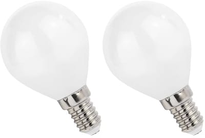 Spectrum LED Lamp E14 1W 230V - 100 Lumen - 4000K Neutraal wit - Natuurlijk licht - Energiezuinig - 2 stuks