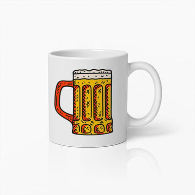 Nevolis® | Koffiemok 330ml met Uniek Design | Ontwerp Jouw Eigen Mok | Handgemaakt Cadeau voor Koffieliefhebbers | Gepersonaliseerd op Aanvraag | Enkel of Grote Bestelling