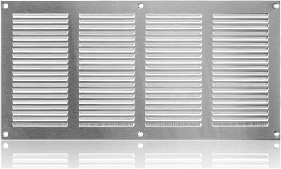 RVS Ventilatie Rooster 400x200mm met Muggenhor