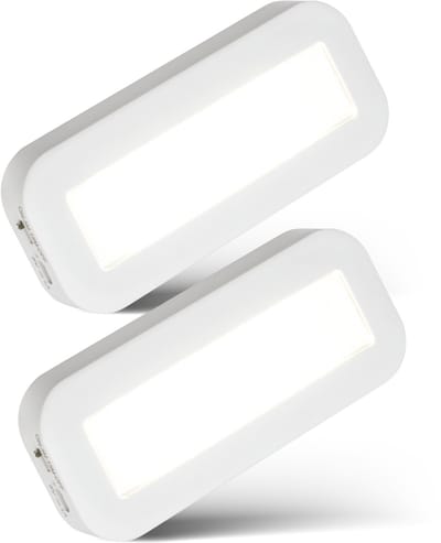 BRILONER Sigo - LED Onderbouwverlichting Oplaadbaar - set van 2 onderbouwlampen - keukenverlichting - kastverlichting - zelfklevend - Neutraal wit licht - 15cm - wit