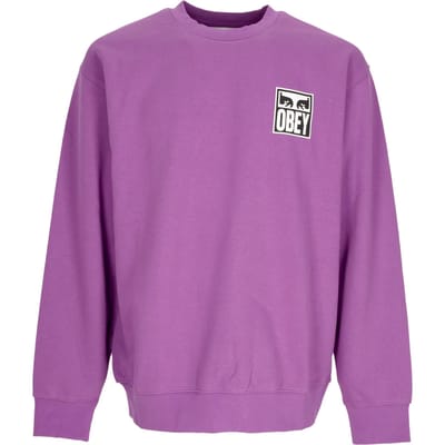 Eyes Icon 2 Crew Premium French Terry Dewberry lichtgewicht herensweatshirt met ronde hals
