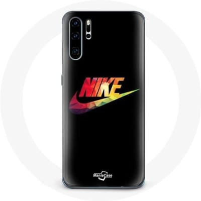 Coque pour Huawei P30 - MANIACASE - Souple - Nike Logo - Noir - Protection noir