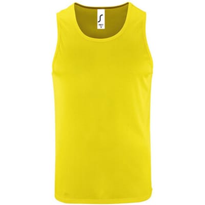 SOL'S Men´s Sports Tank Top Sporty L02073 - Neon Yellow - XXL