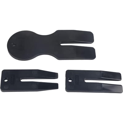 3pcs Outil de calage de panneau de garniture de porte T10383 Outil de dépose de porte de voiture Remplacement pour Land Rover black