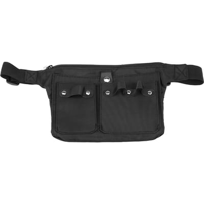 Étui pour ciseaux à cheveux, pochette de coiffure, porte-outils de coupe de cheveux, sac pour styliste de cheveux, taille noir