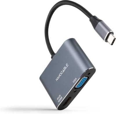 Nanocable 10.16.4303 USB grafische adapter 3840 x 2160 Pixels Grijs