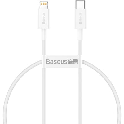 Baseus Superior Series Cable USB-C to Lightning 20W PD 2m (white)