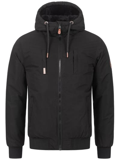Alessandro Salvarini heren winterjas AS-320 met teddyvoering & capuchon – warm & stoer