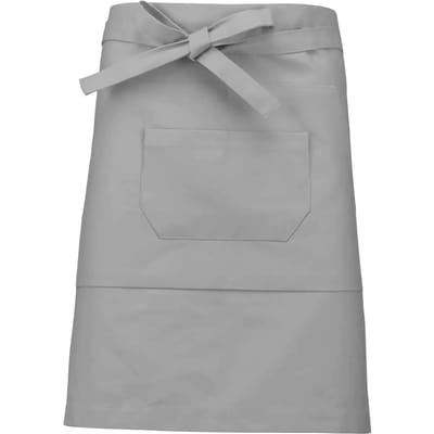 Schort/Tuniek/Werkblouse Unisex One Size Kariban Light Grey 100% Katoen