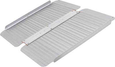 Oprijplaat aluminium 300 kg lengte 610 mm x breedte 720 mm inklapbaar MW Tools ARP0995