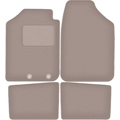 Beige veloursmatten voor: Dacia Spring hatchback (2021-)