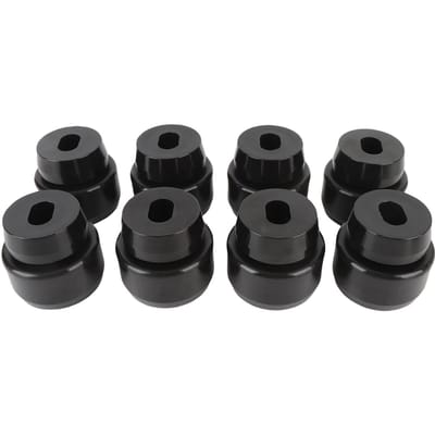 Carrosserie- en Cabine Montagebusset 7141 Polyurethaan Carrosserie Cabine Montages met Ringen Vervanging voor 1500 black