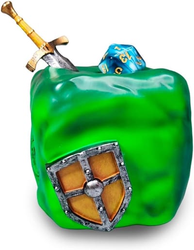 Gelatineuze Kubus Dobbelstenen Gevangenis voor RPG en D&D