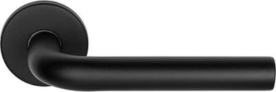 IVANA DEURKRUK MAT ZWART ROND ROZET 53X8MM 55755