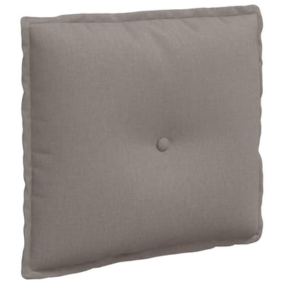 vidaXL - Rugkussen - Taupe - 200 - x - 19 - x - 50 - cm - Stof
