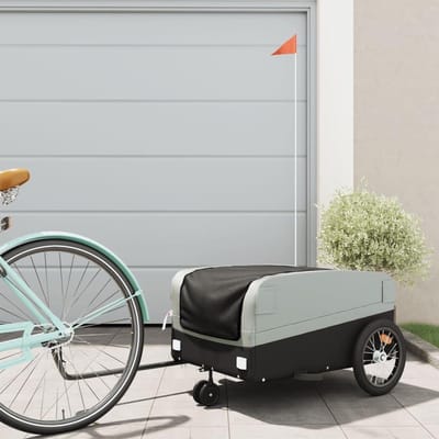 Fietskar - Transportwagen Trolley - Zware Goederen Vervoeren - Robuust IJzeren Frame - 138 x 69 x 58 cm
