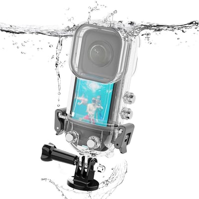 Dailygoody - Waterdichte Behuizing - Onderwaterduikbehuizing - Hoge Lichtdoorlatendheid - 45m - Camera-accessoires - Geschikt voor X3 - Roestv...