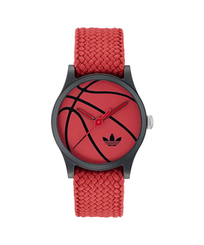 Adidas Originals Game One AOSY25027 Horloge - Nylon - Rood - Ø 39 mm