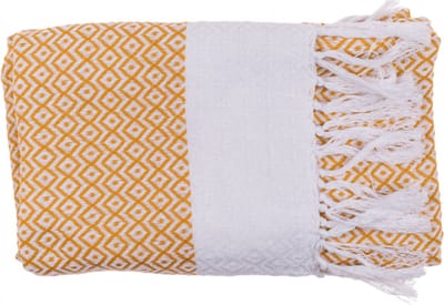 Hamamdoek - Geel Wit - Saunadoek - Stranddoek - Hammamdoek - 80 x 170 cm