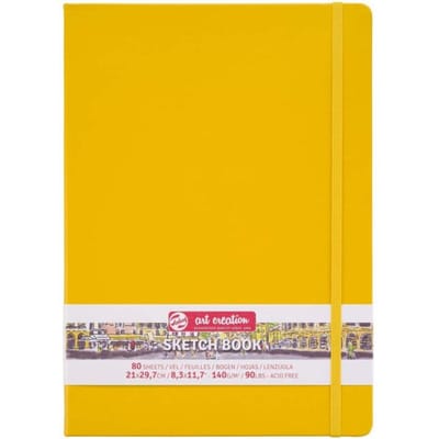 Talens Art Creation Schetsboek Goudgeel 21 x 29.7 cm 140 g 80 Vellen