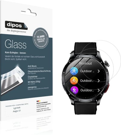 dipos – 2x Pantserfolie geschikt voor Lgnitek Aegis S1 | 9H Screenprotector