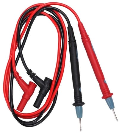 Multimeter Leids Kabel - Meet Sonden Pen - Elektrisch Testen - Hoge Spanning Capaciteit - 1000V 20A - Zwart